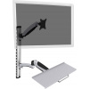 Digitus DA-90354 držák na zeď pro monitor 38,1 cm (15) - 68,6 cm (27) nastavitelná výška, odkládací místo na klávesnici, naklápěcí, nakláněcí, otočný Digitus DA-90354 držák na zeď pro monitor 38,1 cm (15) - 68,6 cm (27) nastavitelná výška, odkládací místo na klávesnici, naklápěcí, nakláněcí, otočný