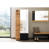 Bighome - Šatníková skriňa so zrkadlom divoký dub 82x44x196 prírodný lak / olej INNSBRUCK Bighome - Šatníková skriňa so zrkadlom divoký dub 82x44x196 prírodný lak / olej INNSBRUCK