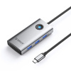 Orico PW11-6P HUB-adaptér USB-C - 3x USB 3.0 / USB-C 2.0 / 1x HDMI, šedý Orico PW11-6P HUB-adaptér USB-C - 3x USB 3.0 / USB-C 2.0 / 1x HDMI, šedý