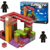 Magnetické kocky, sada 120 ks Minecraft s figúrkami, 3 roky + Magnetické kocky, sada 120 ks Minecraft s figúrkami, 3 roky +