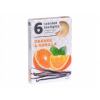 Admit Tea Lights Orange-Vanilla 6 ks Admit Tea Lights Orange-Vanilla 6 ks