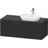 DURAVIT L-Cube závesná skrinka pod umývadlo na dosku (umývadlo vpravo), 4 zásuvky, 1220 x 550 x 482 mm, dub čierny, LC4874016160000 DURAVIT L-Cube závesná skrinka pod umývadlo na dosku (umývadlo vpravo), 4 zásuvky, 1220 x 550 x 482 mm, dub čierny, LC4874016160000