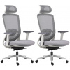 Mercury 2PACK Kancelářská stolička ARTEA šedá (2 ks) Mercury 2PACK Kancelářská stolička ARTEA šedá (2 ks)