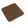 Bellatex Sedák LADA hladký, Hnědý - 40x40 cm Bellatex Sedák LADA hladký, Hnědý - 40x40 cm