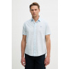 Detská košeľa s prímesou ľanu U.S. Polo Assn. LINEN BLEND SS MUP3254 modrá L Detská košeľa s prímesou ľanu U.S. Polo Assn. LINEN BLEND SS MUP3254 modrá L