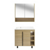 Naturel Koupelnová sestava s umyvadlem Lucca 79x70x45 cm dub mat LUCCASET80D Naturel Koupelnová sestava s umyvadlem Lucca 79x70x45 cm dub mat LUCCASET80D
