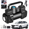 150 PSI Automobilový kompresor 12V 60 l/min LCD displej 4 manometre 150 W 150 PSI Automobilový kompresor 12V 60 l/min LCD displej 4 manometre 150 W