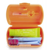 Curaden International AG CURAPROX Travel set oranžový (1x zubná kefka, 2x medzizubná kefka CPS, 1x zubná pasta 10 ml) 1x1 set Curaden International AG CURAPROX Travel set oranžový (1x zubná kefka, 2x medzizubná kefka CPS, 1x zubná pasta 10 ml) 1x1 set