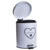 Smetný kôš z bieleho kovu so srdiečkom (Smetný kôš z bieleho kovu so srdiečkom) Smetný kôš z bieleho kovu so srdiečkom (Smetný kôš z bieleho kovu so srdiečkom)