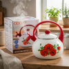 Smaltovaná kanvica s píšťalkou ODELO AMELIO POPPY 2,2 l Smaltovaná kanvica s píšťalkou ODELO AMELIO POPPY 2,2 l