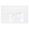 Geberit Delta 25 Ovládacie tlačidlo, 246 × 164 × 31 mm, biele matné, 115.125.11.5 Geberit Delta 25 Ovládacie tlačidlo, 246 × 164 × 31 mm, biele matné, 115.125.11.5