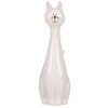 Dekoračná soška Biela mačka, 23 cm Dekoračná soška Biela mačka, 23 cm