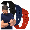 Sada 3× remienok ChronSmarta pre hodinky Huawei Watch Fit 3 4 Pro, silikónový Sada 3× remienok ChronSmarta pre hodinky Huawei Watch Fit 3 4 Pro, silikónový