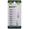 HERBADENT HERo Electra medzizubná kefka sivá 1,2 mm 10 ks HERBADENT HERo Electra medzizubná kefka sivá 1,2 mm 10 ks