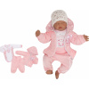 Detský komplet - Baby Set Zyzio & Zuzia 62 White, Pink 3 PCS. (Bavlna 3-sea detská súprava 62) Detský komplet - Baby Set Zyzio & Zuzia 62 White, Pink 3 PCS. (Bavlna 3-sea detská súprava 62)