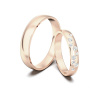 Obrúčky z ružového zlata 2014112/RX Obrúčky z ružového zlata 2014112/RX
