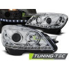 predné svetlá Mercedes W204, classe C, 2007-2011, LED Daylight H7, chrom predné svetlá Mercedes W204, classe C, 2007-2011, LED Daylight H7, chrom
