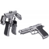 Wiky Robot pištole kov 2v1 11 cm WKW027786 Wiky Robot pištole kov 2v1 11 cm WKW027786