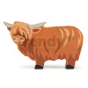 Drevený byvol Highland Cow Tender Leaf Toys TL4825 Drevený byvol Highland Cow Tender Leaf Toys TL4825