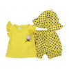 3 dielna letná sada pre bábätko žltá, veľ. 74 3 dielna letná sada pre bábätko žltá, veľ. 74