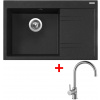 Sinks Rim 780 L Granblack + Vitalia Sinks Rim 780 L Granblack + Vitalia