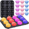 Forma na muffiny Ruhhy 26,5 x 35 cm, priemer 7 cm Forma na muffiny Ruhhy 26,5 x 35 cm, priemer 7 cm
