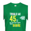 Pánske tričko Trvalo XX rokov, kým som začal vyzerať takto dobre, Barva Zelená, Velikost 3XL, Canvas Pánské tričko s krátkým rukávem Bezvatriko.cz 0328 Pánske tričko Trvalo XX rokov, kým som začal vyzerať takto dobre, Barva Zelená, Velikost 3XL, Canvas Pánské tričko s krátkým rukávem Bezvatriko.cz 0328