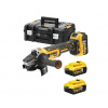 DeWALT - 18V AKU uhlová brúska 125 mm, 3x aku 5,0 Ah XR, nabíjačka DCG405P3 DeWALT - 18V AKU uhlová brúska 125 mm, 3x aku 5,0 Ah XR, nabíjačka DCG405P3