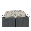 Ma-Tata SET Podložka do kočárku prodloužená - Bear + Nepadací deka přechodová copánková - Dark Grey Ma-Tata SET Podložka do kočárku prodloužená - Bear + Nepadací deka přechodová copánková - Dark Grey