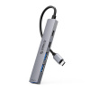 Orico YSB4-U2 HUB adaptér USB / USB-C - 2x USB2.0 / USB 3.0 / USB-C 2.0 / 1x USB-C, šedý Orico YSB4-U2 HUB adaptér USB / USB-C - 2x USB2.0 / USB 3.0 / USB-C 2.0 / 1x USB-C, šedý