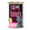 JDO JOHN DOG For cats Mono Turkey Mousse - mokré krmivo pre mačky - 400g JDO JOHN DOG For cats Mono Turkey Mousse - mokré krmivo pre mačky - 400g