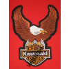 VAR nášivka KAWASAKI MOTOCYKEL 25 x 32 cm VAR nášivka KAWASAKI MOTOCYKEL 25 x 32 cm