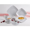 Tanier, porcelán, hranatý , 20 cm, 6 ks, ROTBERG, Quadrate, biely Tanier, porcelán, hranatý , 20 cm, 6 ks, ROTBERG, Quadrate, biely