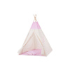 Teepee stan pre deti SPRINGOS Ružový s hviezdami Teepee stan pre deti SPRINGOS Ružový s hviezdami