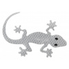 Samolepiaca dekorácia Gecko - strieborná Samolepiaca dekorácia Gecko - strieborná