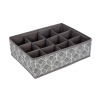 HomeLife Organizér do zásuvky 12 priehradiek, 32 x 24 x 10 cm, vzor list šedo-biela HomeLife Organizér do zásuvky 12 priehradiek, 32 x 24 x 10 cm, vzor list šedo-biela
