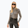 Dámska lyžiarska mikina Nikkie Nantes Leopard Ski Pully hummus Dámska lyžiarska mikina Nikkie Nantes Leopard Ski Pully hummus