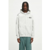 Mikina AAPE Now Zip Up šedá farba, s kapucňou, s potlačou, AAPSWMB327XAN Mikina AAPE Now Zip Up šedá farba, s kapucňou, s potlačou, AAPSWMB327XAN