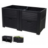 PROGARDEN Vyvýšený záhon antracit 150 x 76 x 78 cm KO-Y54401010 PROGARDEN Vyvýšený záhon antracit 150 x 76 x 78 cm KO-Y54401010