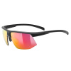 Uvex Aerios - Black Matt/Mirror Red one size Uvex Aerios - Black Matt/Mirror Red one size