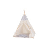 Teepee stan pre deti SPRINGOS Šedý s oblakmi Teepee stan pre deti SPRINGOS Šedý s oblakmi
