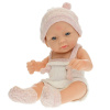 Bábätko v oblečku s čiapočkou - tvrdé telo - 25 cm Bábätko v oblečku s čiapočkou - tvrdé telo - 25 cm