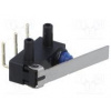 Mikrospínač SNAP ACTION s páčkou SPDT 0,1A/125VAC 2A/12VDC Mikrospínač SNAP ACTION s páčkou SPDT 0,1A/125VAC 2A/12VDC
