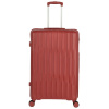 Cestovný plastový kufor tmavo červený - Ormi Torian L červená Cestovný plastový kufor tmavo červený - Ormi Torian L červená