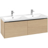 VILLEROY & BOCH Subway 3.0 závesná skrinka pod dvojumývadlo, 2 zásuvky, 1272 x 478 x 429 mm, Nordic Oak, C56701VJ VILLEROY & BOCH Subway 3.0 závesná skrinka pod dvojumývadlo, 2 zásuvky, 1272 x 478 x 429 mm, Nordic Oak, C56701VJ