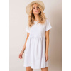 Dress-RV-SK-5672.03P-white biela L RUE PARIS 2016102642169 Dress-RV-SK-5672.03P-white biela L RUE PARIS 2016102642169