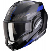 Scorpion Exo-Tech Evo Socius sklopná prilba, čierna/modrá, S (55/56) Scorpion Exo-Tech Evo Socius sklopná prilba, čierna/modrá, S (55/56)