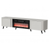 Cama Volare RTV skříňka 200 x 39 x 49 cm kašmír + krb Cama Volare RTV skříňka 200 x 39 x 49 cm kašmír + krb