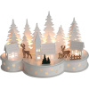 Dekorácia MagicHome Vianoce, Dedinka s jeleňmi, 10 LED teplá biela, 2xAA, MDF, 30x14x19,5 cm Dekorácia MagicHome Vianoce, Dedinka s jeleňmi, 10 LED teplá biela, 2xAA, MDF, 30x14x19,5 cm