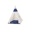 Teepee stan pre deti SPRINGOS Tmavo modrý s hviezdami Teepee stan pre deti SPRINGOS Tmavo modrý s hviezdami